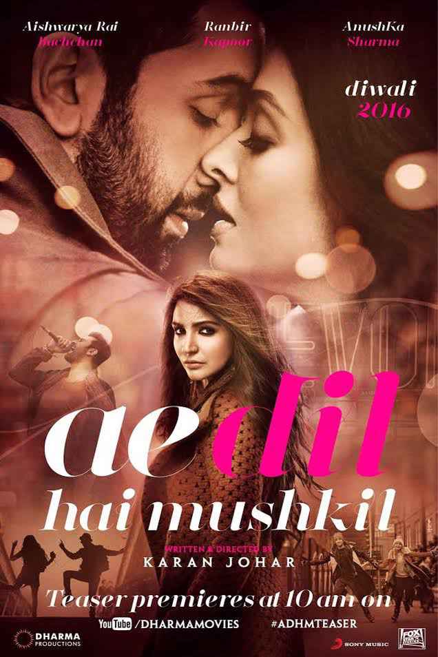 Ae Dil Hai Mushkil 2016 DvD Full Movie